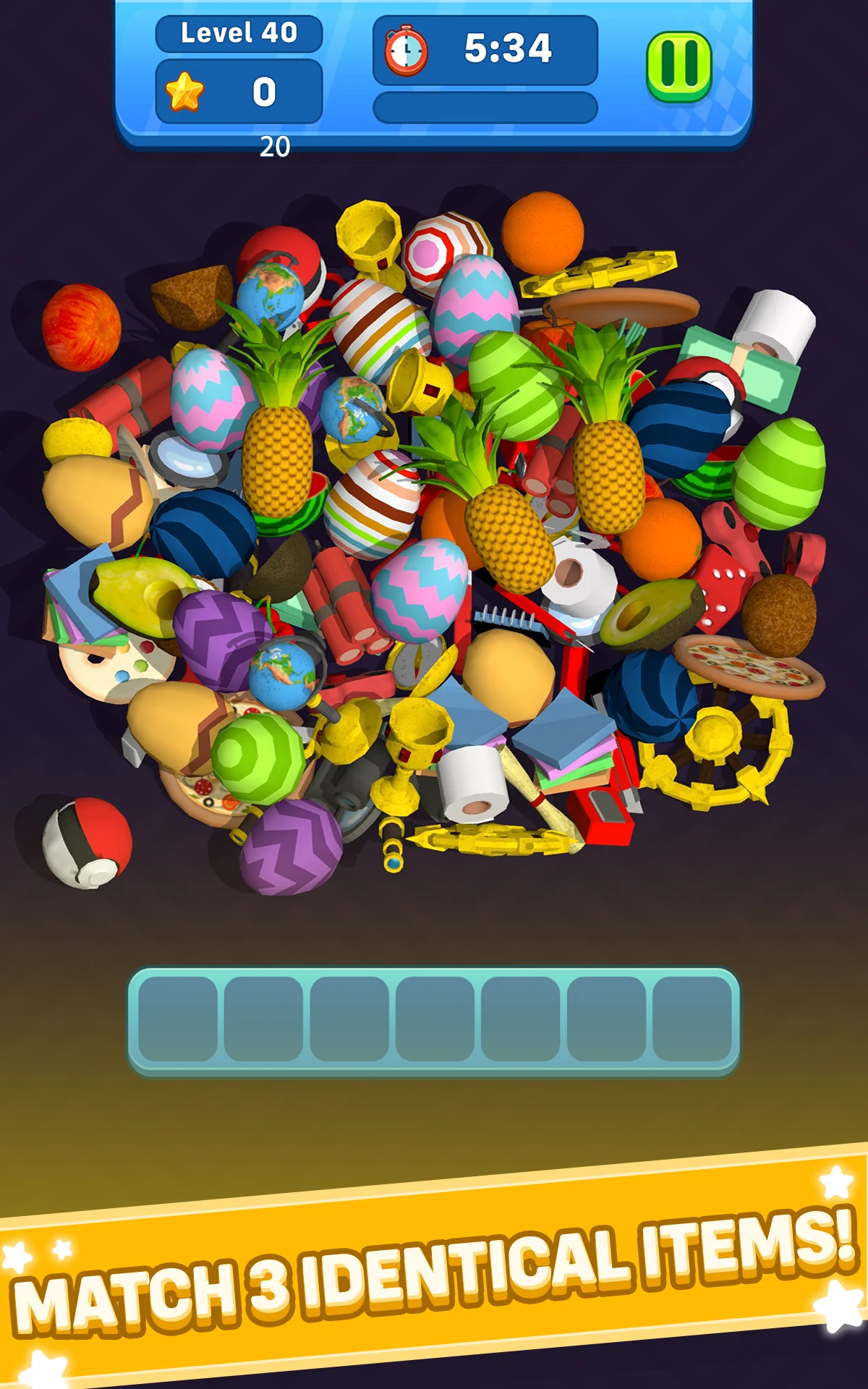Tile Games 3D: Match 3 Puzzle screenshot