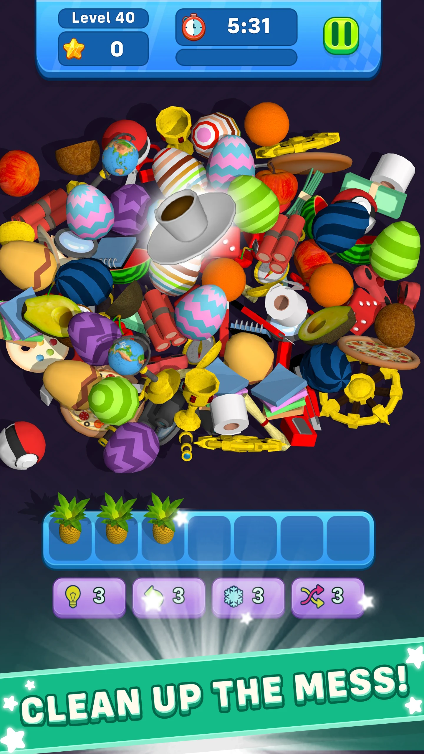 Tile Games 3D: Match 3 Puzzle screenshot