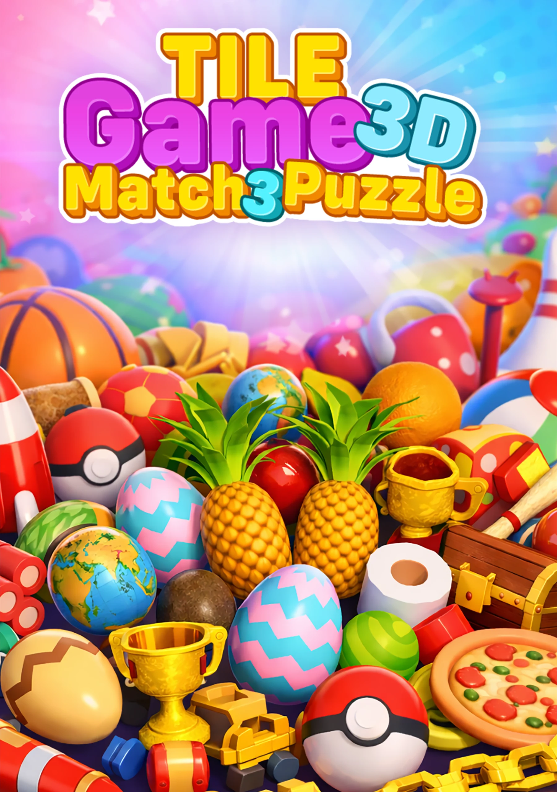 Tile Games 3D: Match 3 Puzzle screenshot