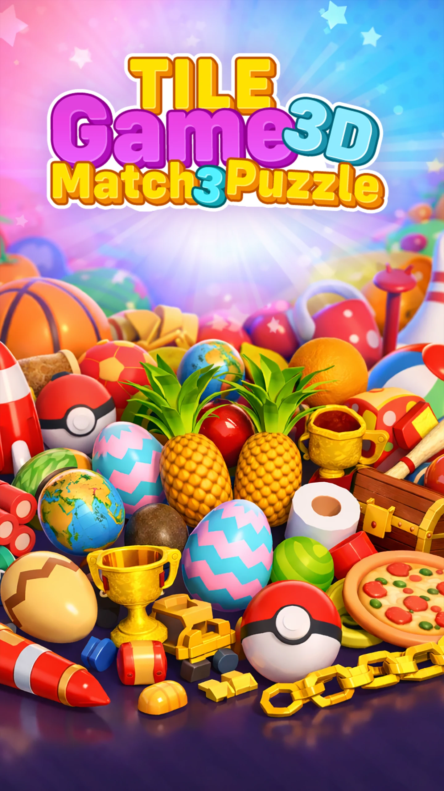 Tile Games 3D: Match 3 Puzzle screenshot
