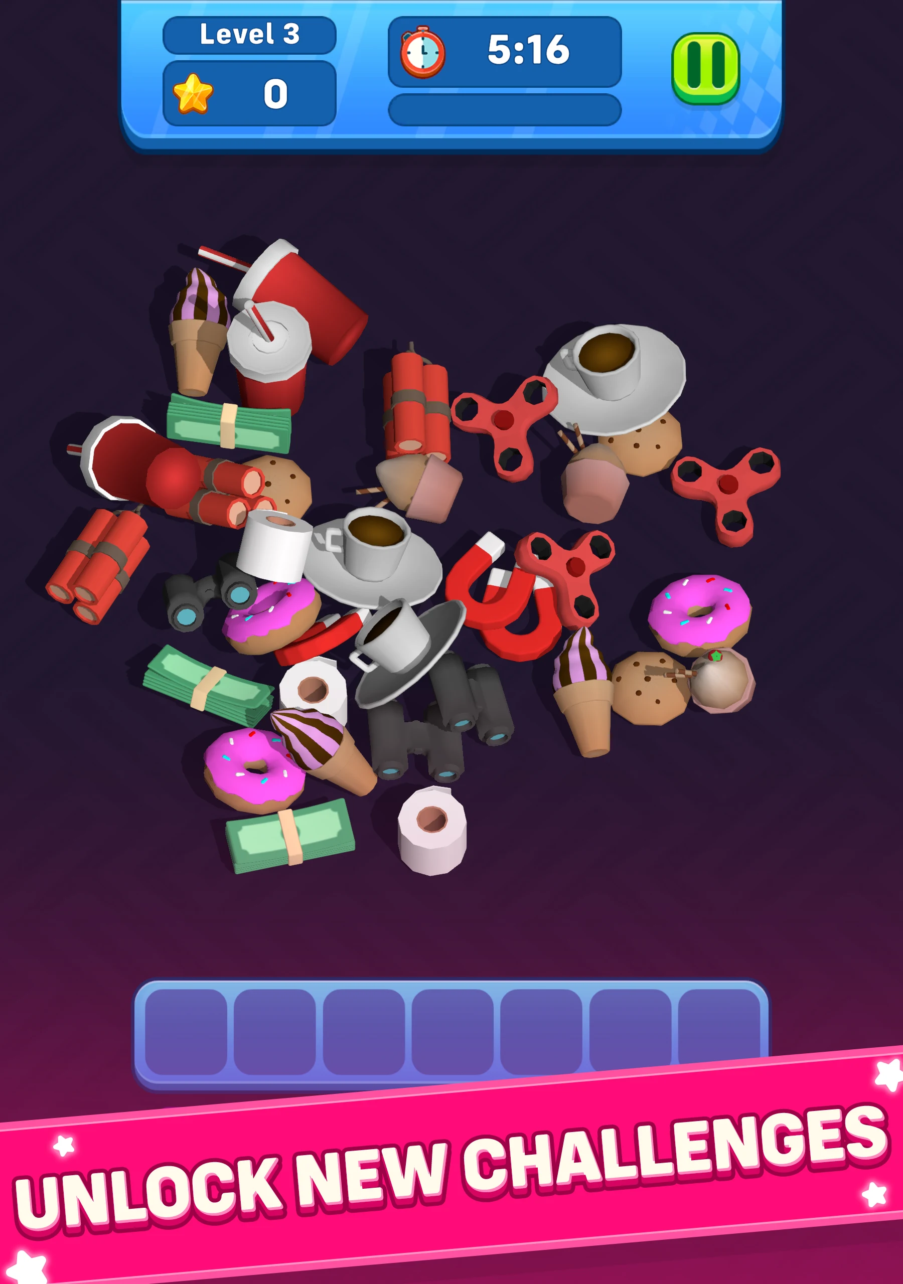 Tile Games 3D: Match 3 Puzzle screenshot